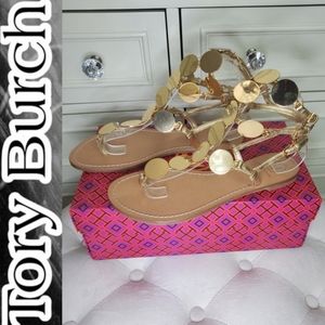 Tory Burch Patos Disk Gladiator Sandals